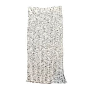 ASOS Design Ribbed Column Midi‎ Skirt  Size 4 Grey White